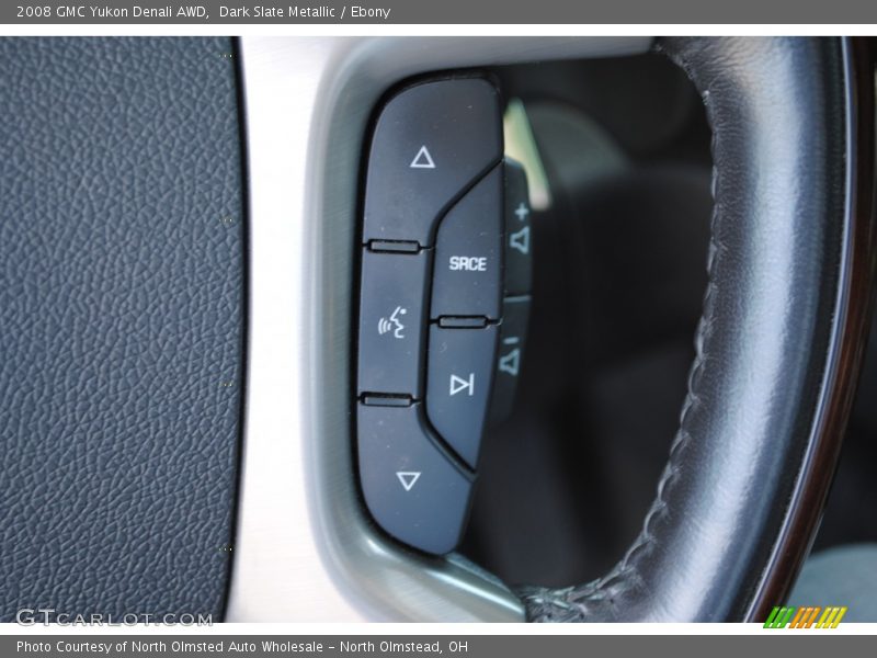 Dark Slate Metallic / Ebony 2008 GMC Yukon Denali AWD