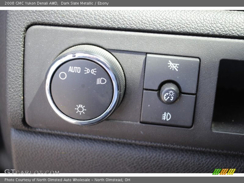 Dark Slate Metallic / Ebony 2008 GMC Yukon Denali AWD