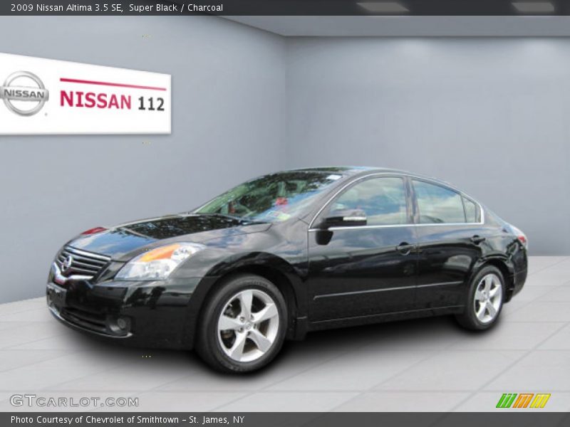 Super Black / Charcoal 2009 Nissan Altima 3.5 SE