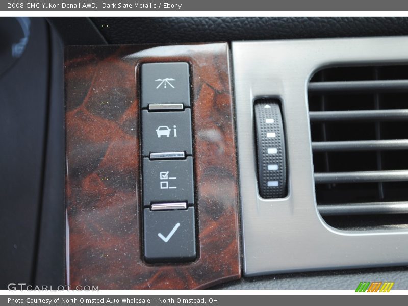 Dark Slate Metallic / Ebony 2008 GMC Yukon Denali AWD