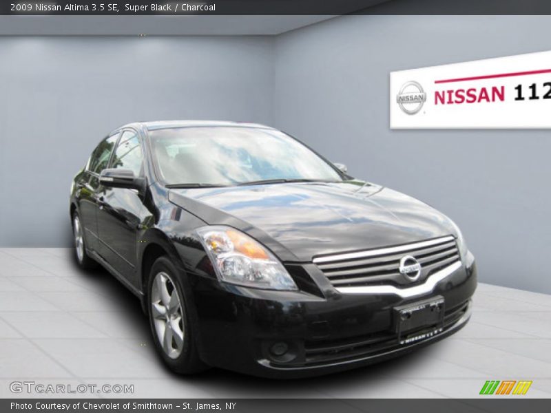 Super Black / Charcoal 2009 Nissan Altima 3.5 SE