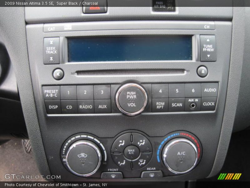 Super Black / Charcoal 2009 Nissan Altima 3.5 SE