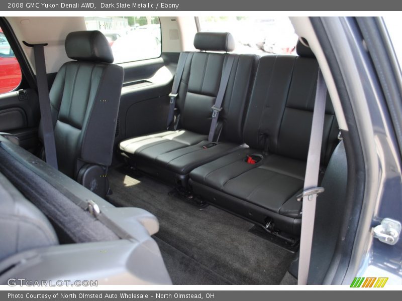 Dark Slate Metallic / Ebony 2008 GMC Yukon Denali AWD
