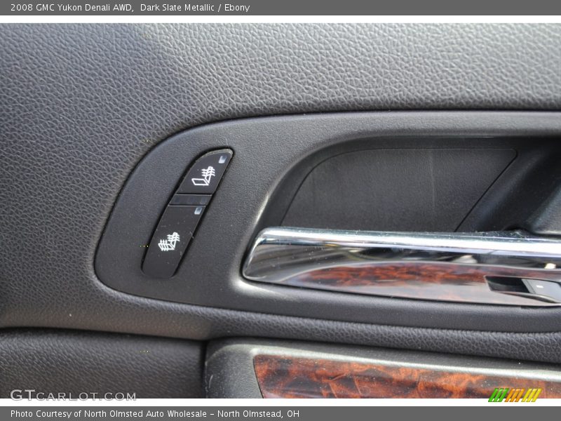 Dark Slate Metallic / Ebony 2008 GMC Yukon Denali AWD