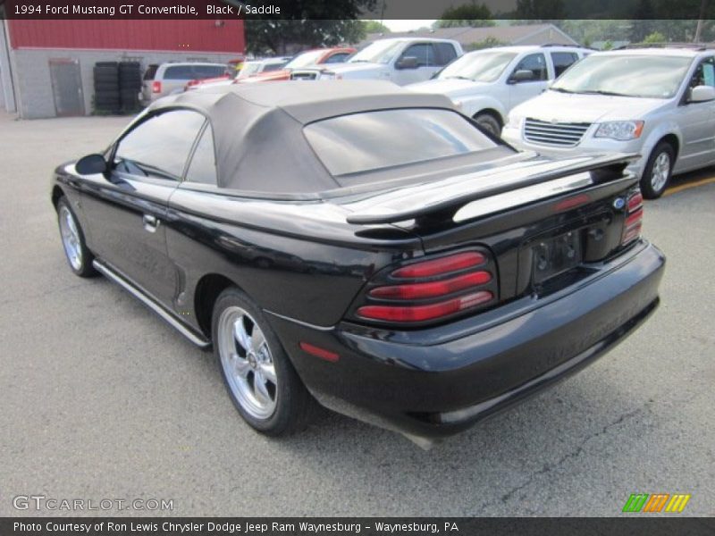 Black / Saddle 1994 Ford Mustang GT Convertible