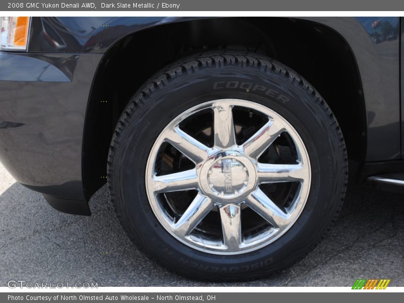Dark Slate Metallic / Ebony 2008 GMC Yukon Denali AWD