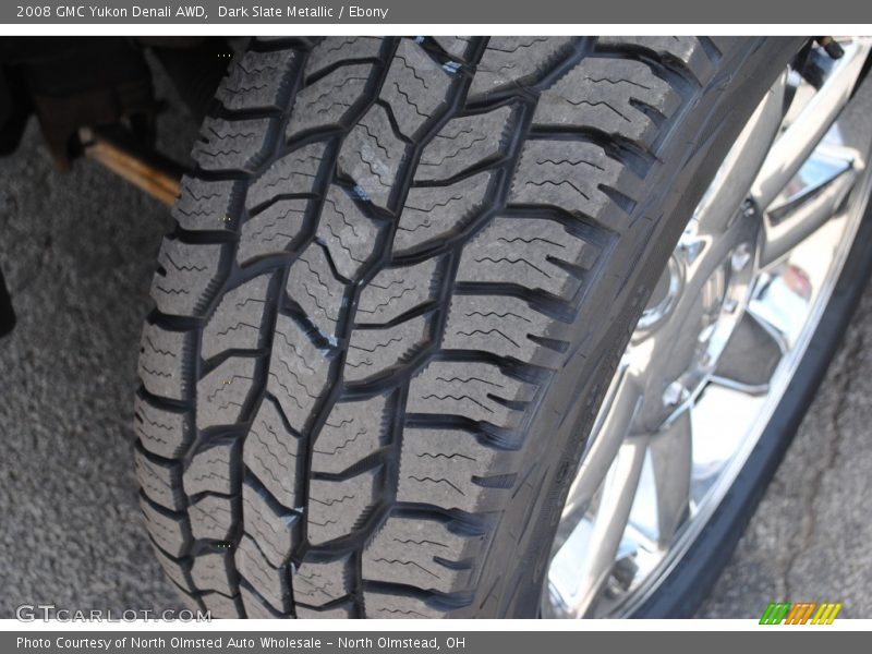 Dark Slate Metallic / Ebony 2008 GMC Yukon Denali AWD