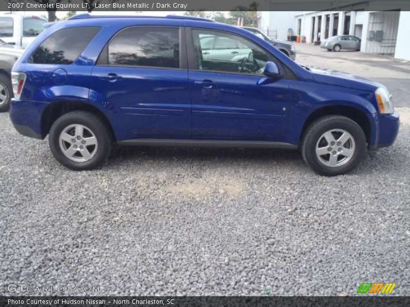 Laser Blue Metallic / Dark Gray 2007 Chevrolet Equinox LT