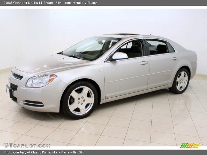 Silverstone Metallic / Ebony 2008 Chevrolet Malibu LT Sedan