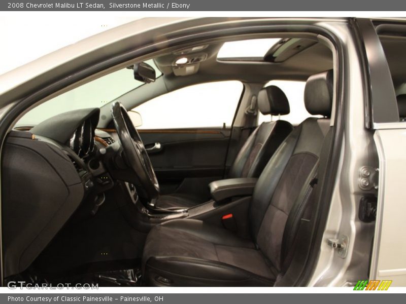 Silverstone Metallic / Ebony 2008 Chevrolet Malibu LT Sedan