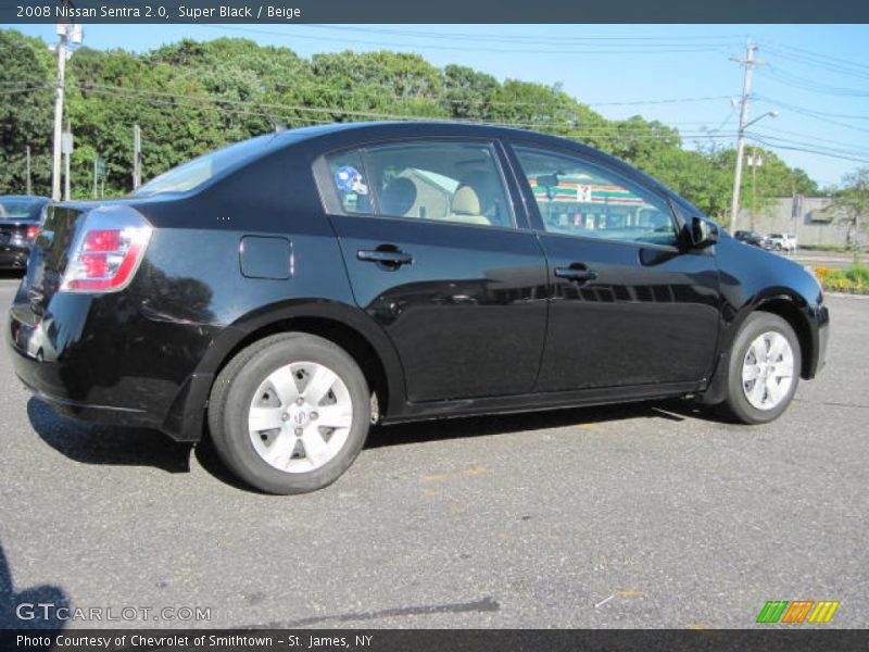 Super Black / Beige 2008 Nissan Sentra 2.0