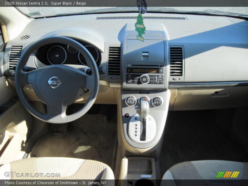 Super Black / Beige 2008 Nissan Sentra 2.0
