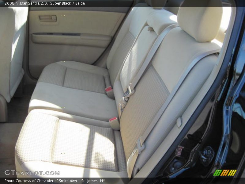Super Black / Beige 2008 Nissan Sentra 2.0