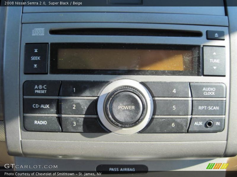 Super Black / Beige 2008 Nissan Sentra 2.0