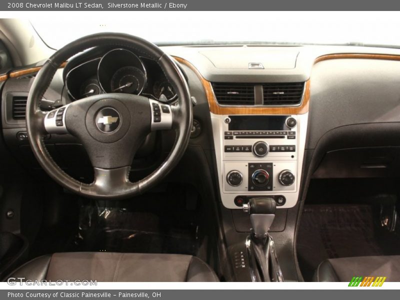 Silverstone Metallic / Ebony 2008 Chevrolet Malibu LT Sedan