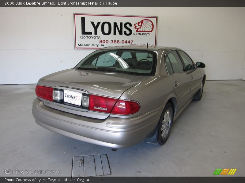 Light Bronzemist Metallic / Taupe 2000 Buick LeSabre Limited