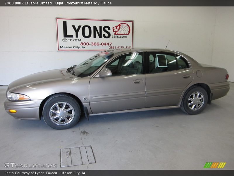 Light Bronzemist Metallic / Taupe 2000 Buick LeSabre Limited