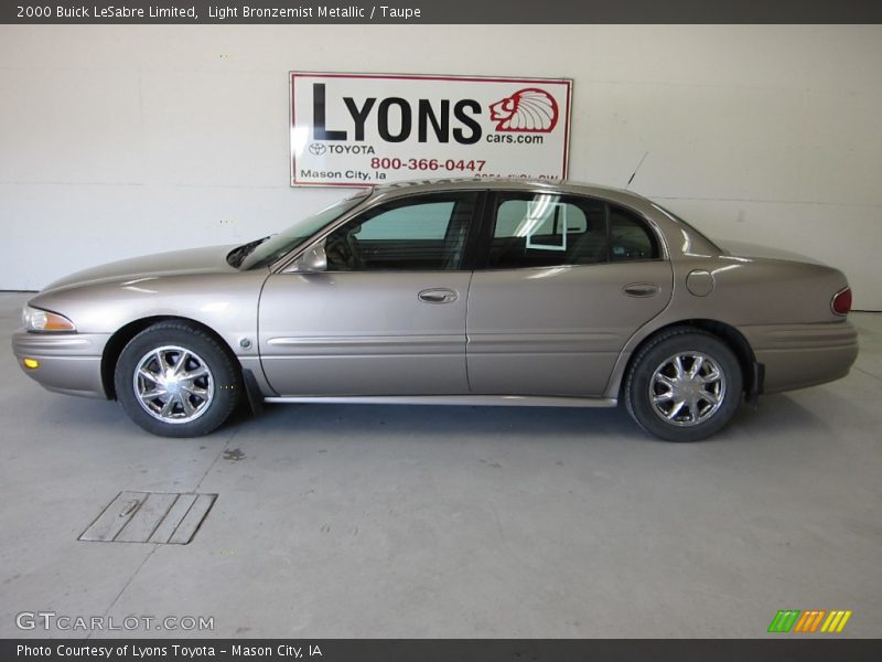 Light Bronzemist Metallic / Taupe 2000 Buick LeSabre Limited