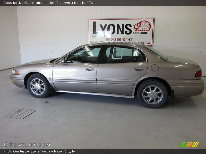 Light Bronzemist Metallic / Taupe 2000 Buick LeSabre Limited