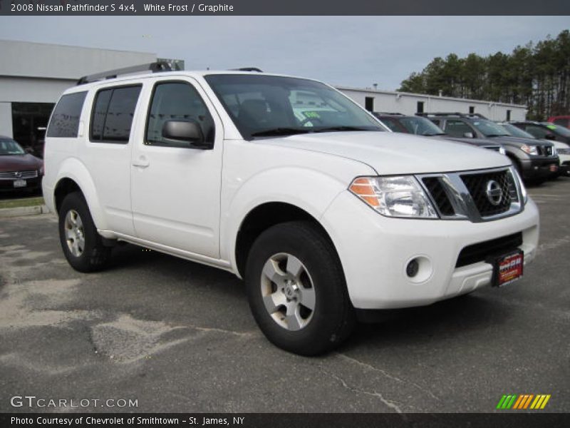 White Frost / Graphite 2008 Nissan Pathfinder S 4x4