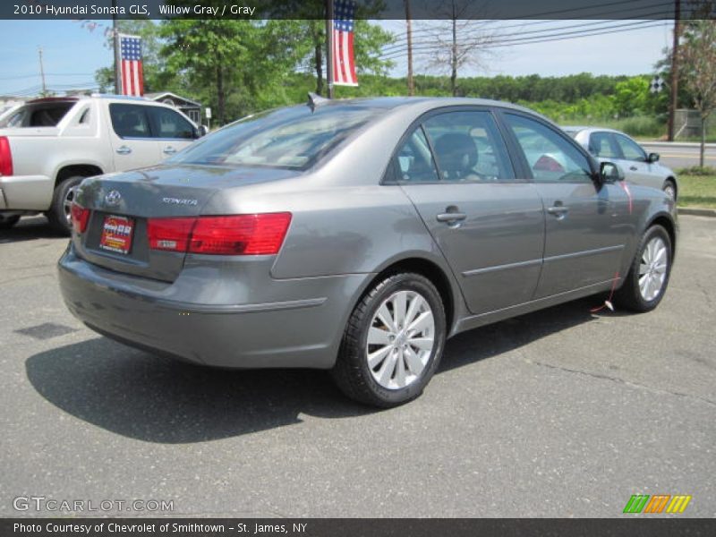Willow Gray / Gray 2010 Hyundai Sonata GLS
