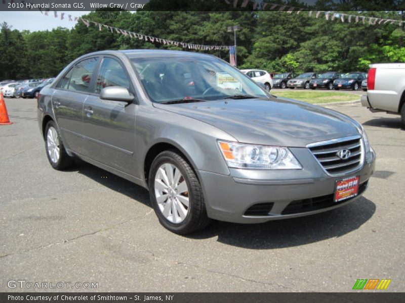 Willow Gray / Gray 2010 Hyundai Sonata GLS