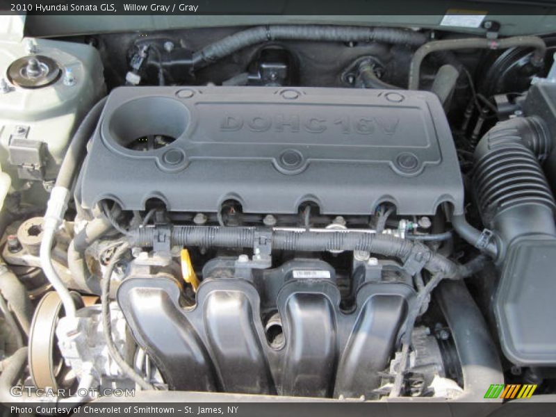 Willow Gray / Gray 2010 Hyundai Sonata GLS