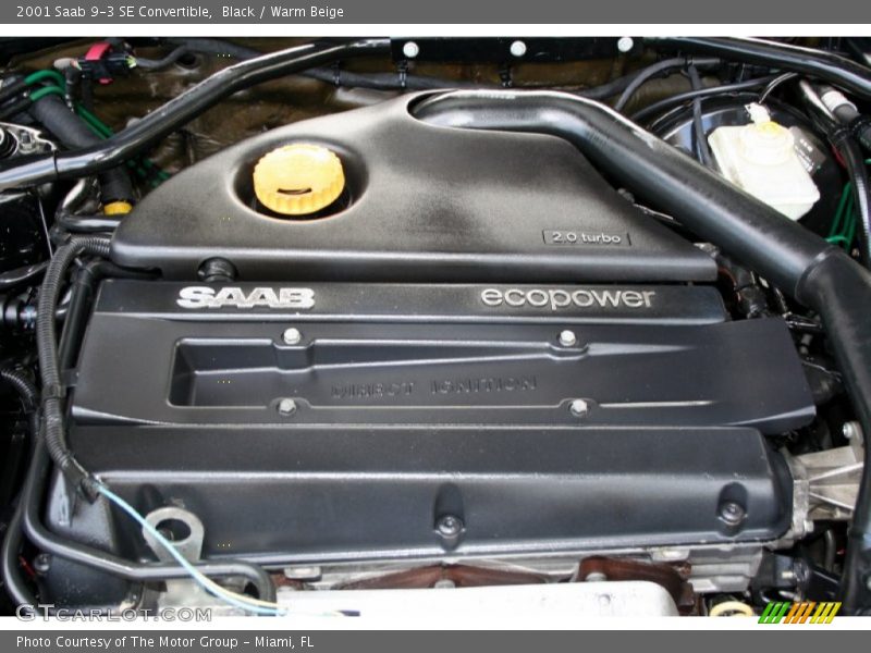 2001 9-3 SE Convertible Engine - 2.0 Liter Turbocharged DOHC 16-Valve 4 Cylinder