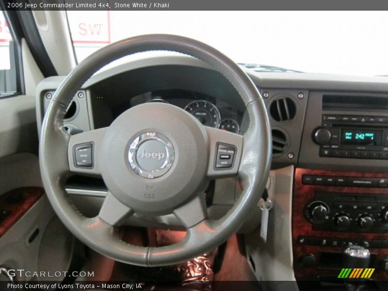Stone White / Khaki 2006 Jeep Commander Limited 4x4