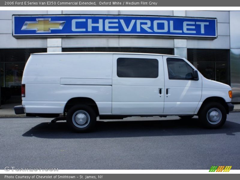 Oxford White / Medium Flint Grey 2006 Ford E Series Van E350 Commercial Extended
