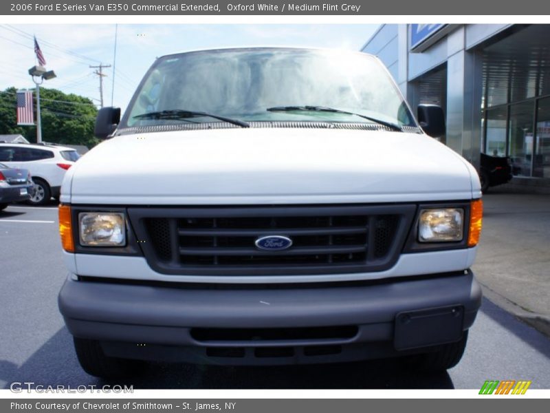 Oxford White / Medium Flint Grey 2006 Ford E Series Van E350 Commercial Extended