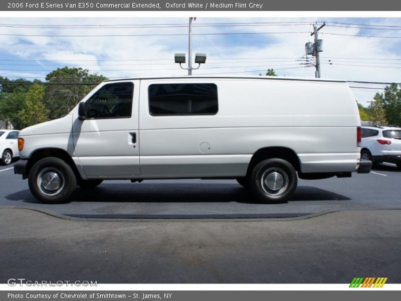 Oxford White / Medium Flint Grey 2006 Ford E Series Van E350 Commercial Extended