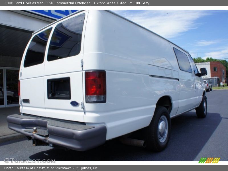 Oxford White / Medium Flint Grey 2006 Ford E Series Van E350 Commercial Extended