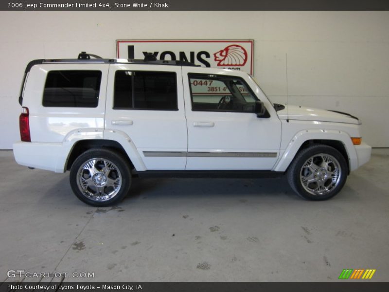 Stone White / Khaki 2006 Jeep Commander Limited 4x4