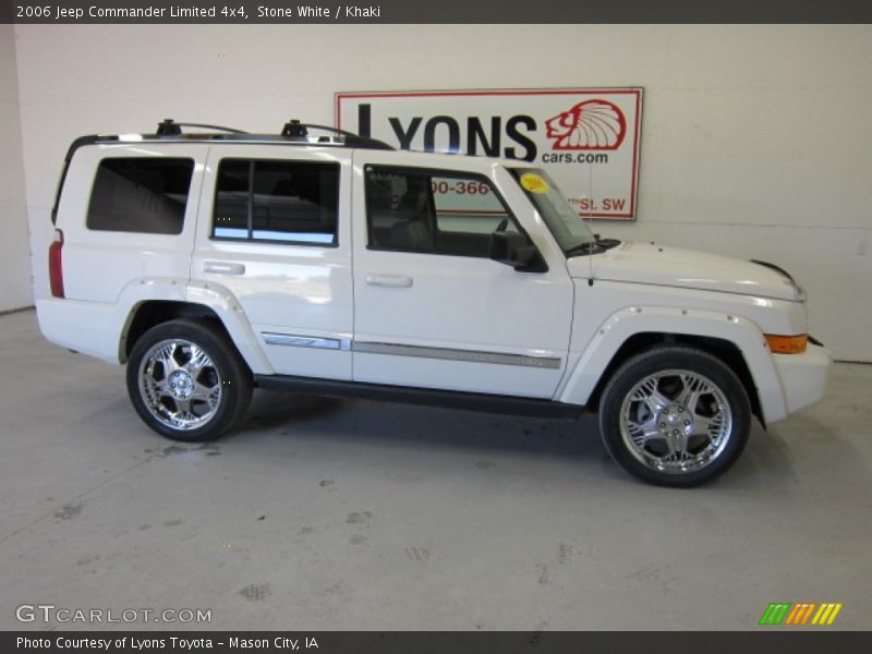 Stone White / Khaki 2006 Jeep Commander Limited 4x4