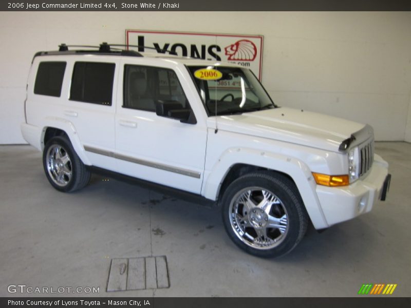 Stone White / Khaki 2006 Jeep Commander Limited 4x4
