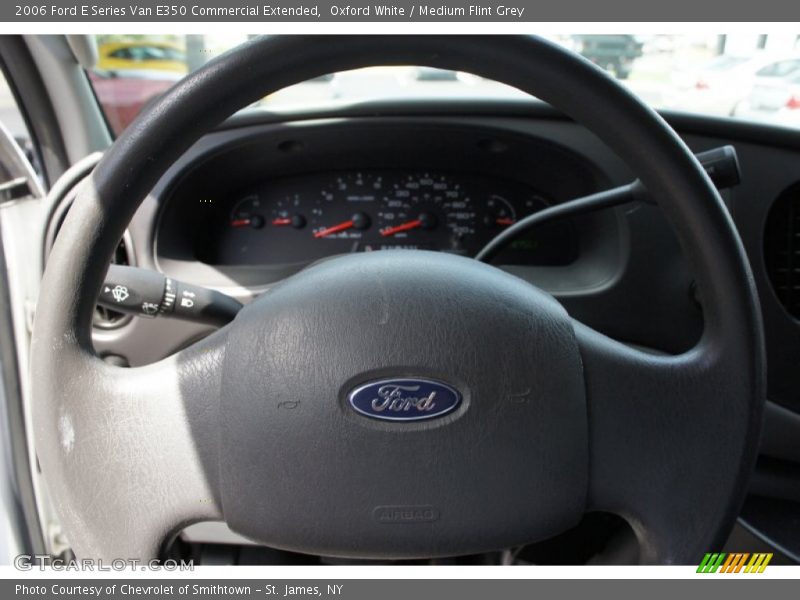 Oxford White / Medium Flint Grey 2006 Ford E Series Van E350 Commercial Extended