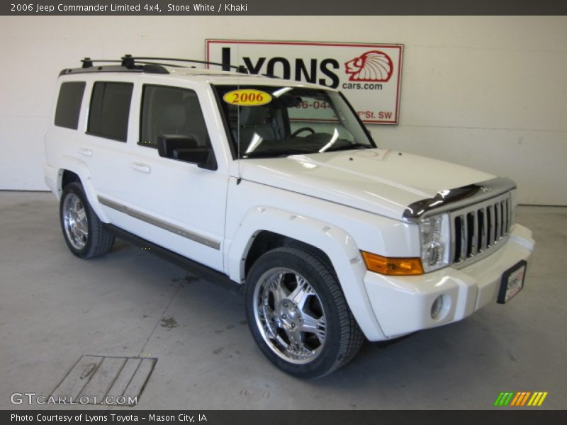 Stone White / Khaki 2006 Jeep Commander Limited 4x4