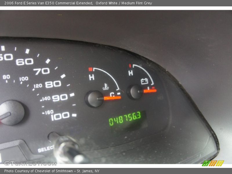 Oxford White / Medium Flint Grey 2006 Ford E Series Van E350 Commercial Extended