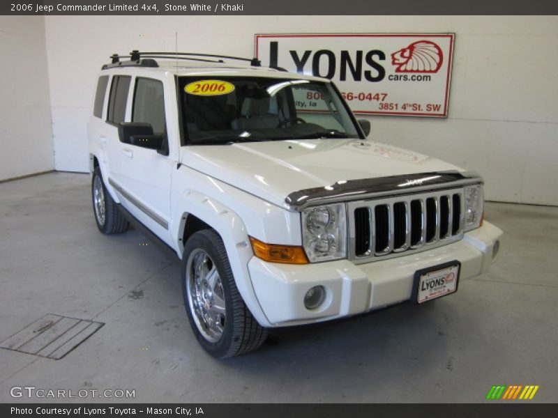 Stone White / Khaki 2006 Jeep Commander Limited 4x4