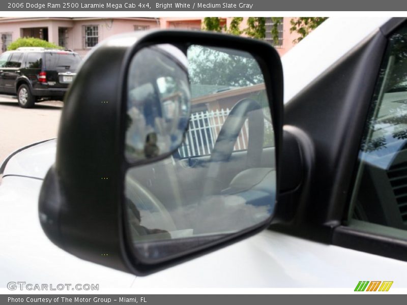 Bright White / Medium Slate Gray 2006 Dodge Ram 2500 Laramie Mega Cab 4x4