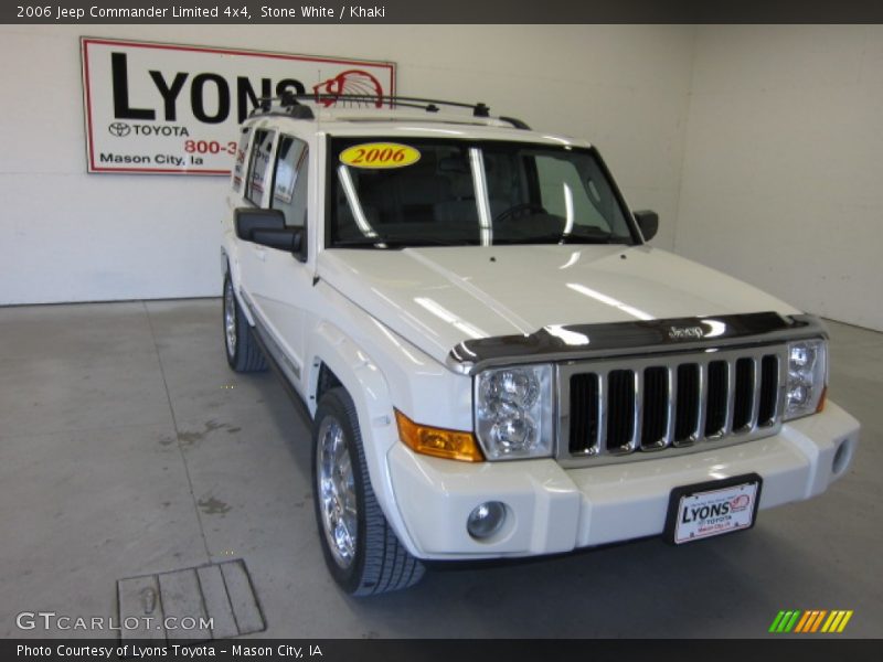 Stone White / Khaki 2006 Jeep Commander Limited 4x4