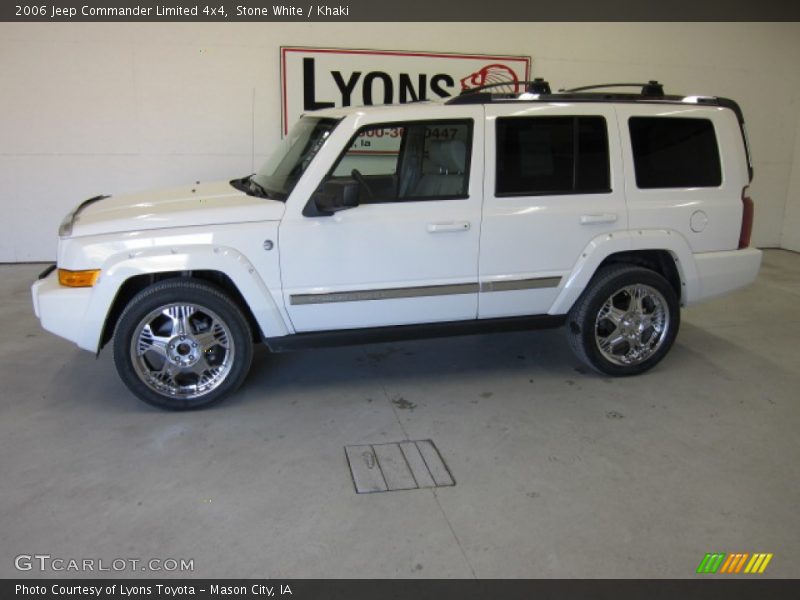 Stone White / Khaki 2006 Jeep Commander Limited 4x4
