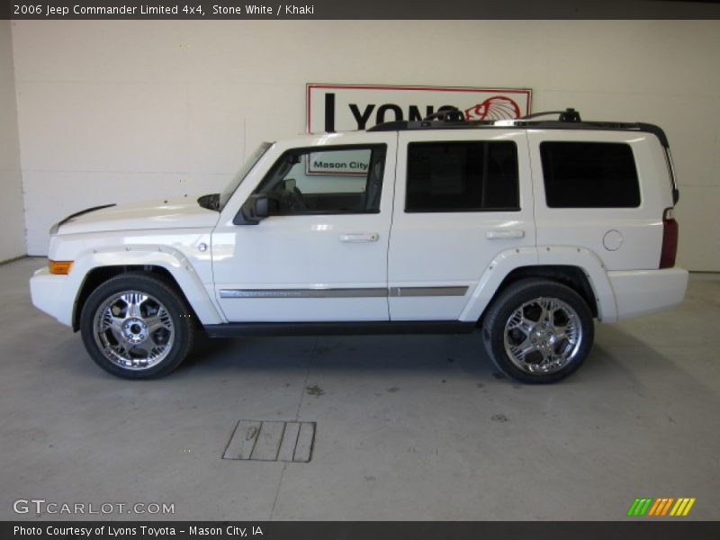 Stone White / Khaki 2006 Jeep Commander Limited 4x4