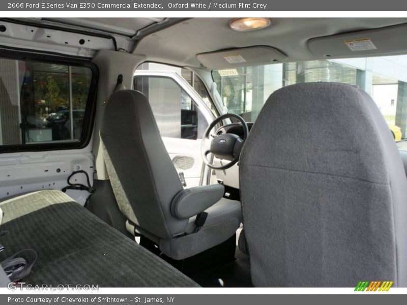 Oxford White / Medium Flint Grey 2006 Ford E Series Van E350 Commercial Extended