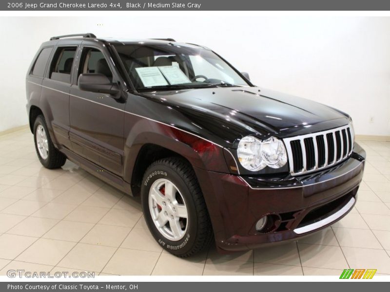Black / Medium Slate Gray 2006 Jeep Grand Cherokee Laredo 4x4