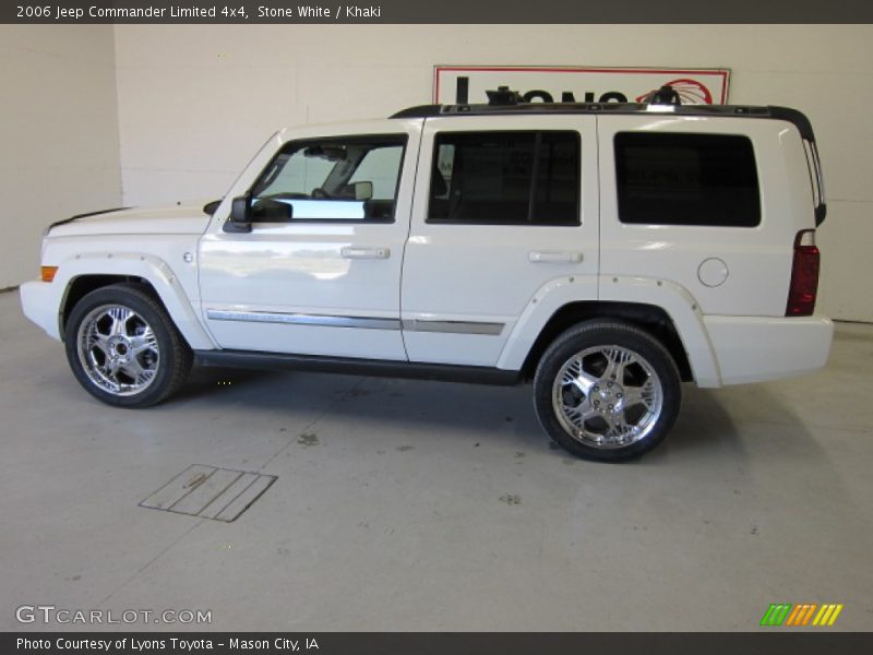 Stone White / Khaki 2006 Jeep Commander Limited 4x4
