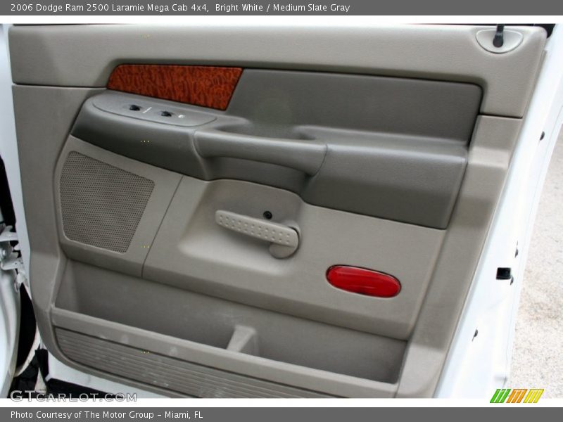 Bright White / Medium Slate Gray 2006 Dodge Ram 2500 Laramie Mega Cab 4x4