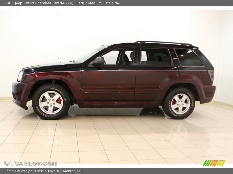 Black / Medium Slate Gray 2006 Jeep Grand Cherokee Laredo 4x4