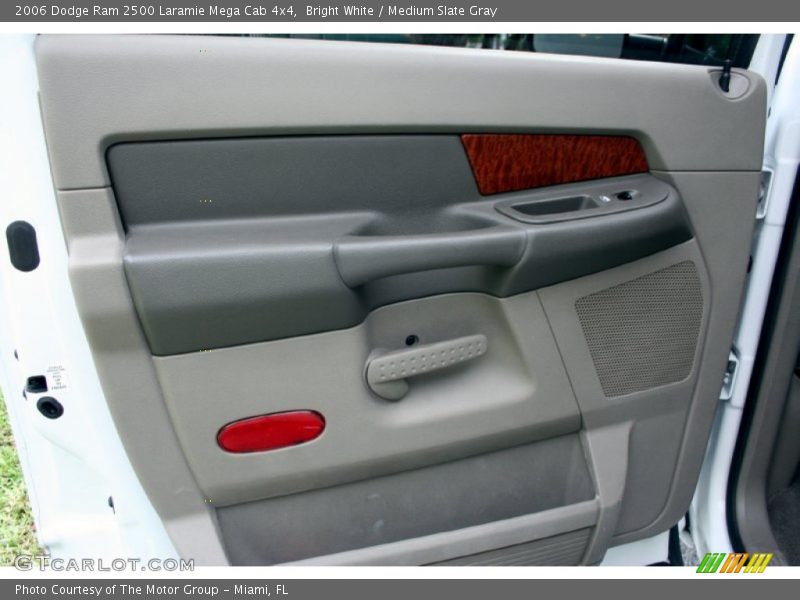 Bright White / Medium Slate Gray 2006 Dodge Ram 2500 Laramie Mega Cab 4x4